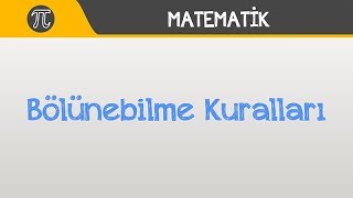 Bölünebilme Kuralları [upl. by Prissie967]