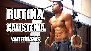 RUTINA DE CALISTENIA PARA ANTEBRAZOS  Rutina de Antebrazos con CalisteniaStreet Workout [upl. by Assiren301]