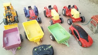 Mini Tractor Making in tamil  tractor video  remote control tractor [upl. by Islek]