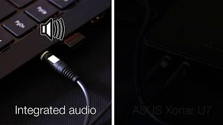 ASUS Xonar U7 amplifier test PCAXECOM [upl. by Greta773]