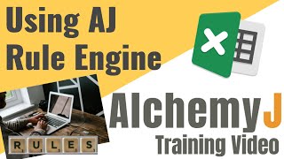 Using the Rule Engine  AlchemyJ [upl. by Jorey]