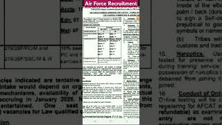 Indian Air Force Recruitment airforce indianairforce airman recruitment reel job exam [upl. by Nhar765]