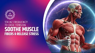 Soothe Muscle Fibers and Release Stress  174 Hz Frequency to Ease Tension  Binaural Beat [upl. by Bourn]