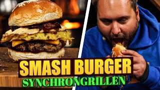 Big Rösti smashed Burger  SizzleBrothers Stream Highlights [upl. by Raila]