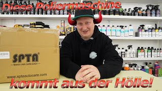 Diese Poliermaschine kommt DIREKT AUS DER HÖLLE 130€ AkkuPoliermaschine im Test  Rezension [upl. by Bonacci448]