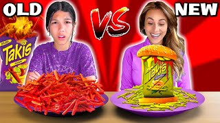 NEW VS OLD FOOD CHALLENGE  Familia Diamond [upl. by Leontyne998]