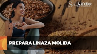 ✅ LINAZA molida  ¿Cómo prepararla  ¡BENEFICIOS  Salud180 🌿 [upl. by Genisia]