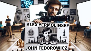 Alex Yermolinsky vs John Fedorowicz  19th World Open 1991 Philadelphia PA USA [upl. by Annawat725]