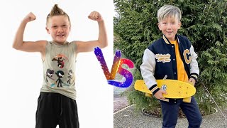 Kayson Myler Ninja Kidz Tv Vs Super Senya 🔥 Transformation  From Baby To 08 Years Old 2022 [upl. by Theodor802]