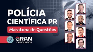 Concurso Polícia Científica PR  Maratona de Questões [upl. by Oiruam]