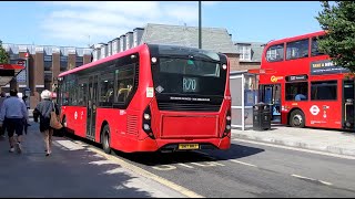 Abellio London R70 Passing Through Richmond Bus Station Surrey [upl. by Maurilla]