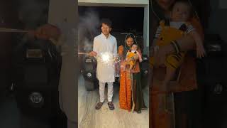 1st Diwali With our little charm 🐣 shorts diwali love celebration  pari Choudhury [upl. by Sheba932]