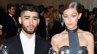 Zayn Malik amp Gigi Hadid Make Red Carpet Debut at 2016 Met Gala [upl. by Ileak]