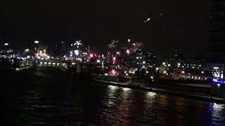 Hamburg Jahreswechsel  Silvester 20222023 Blick auf Hafen und Stadt [upl. by Eneja41]