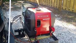 Honda EU3000IS Generator sound level at campground [upl. by Reed549]