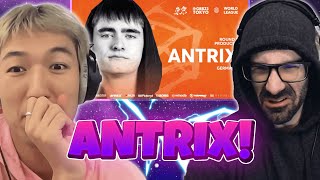 Reacting to ANTRIX  GBB23 Producer Showcase Round 1 with duncanloops [upl. by Nilyram]