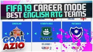 FIFA 19 Career Mode  Top 10 English Road To Glory Teams [upl. by Nnep]