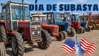 ‼️SUBASTA de TRACTORES agrícolas de segunda mano y NUEVOS en Estados Unidos 2023‼️ [upl. by Aniral850]