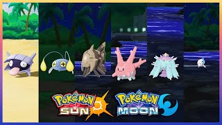 Pokemon Sun amp Moon  ShellderChinchouRelicanthCorsolaMareanie amp Wishiwashi Locations [upl. by Aikyn]