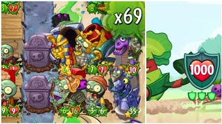 Swabbie plus Mondo Bronto combination hit X 69 attack on 1000 HP grass knuckles [upl. by Ethben]