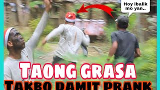 Taong Grasa Takbo Damit Prank  Sulit Yong Habol Ni Kuya Akala Niya Totoo Na [upl. by Charley]