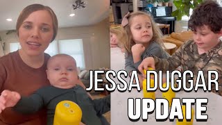 Jessa Duggar shares new video of all five children including her rarelyseen baby son George [upl. by Welford677]