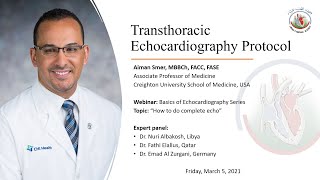 Transthoracic Echocardiography Protocol [upl. by Aiuqes346]