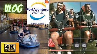 PortAventura day 2 vlog in 4K  Flat Rides amp uncharted first ride amp review [upl. by Anohsal]