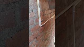 O😮 shit yaar😂🤩😜😍electrician electronicmusic shortsfeed wirring wallcutting [upl. by Damalas]