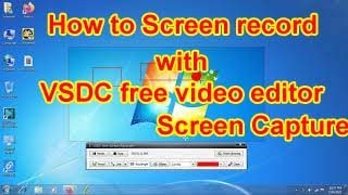 How to Screen record with VSDC free video editor  Screen Capture [upl. by Obla146]