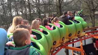 The Wriggler at Gullivers World Theme Park Warrington [upl. by Ynaffit980]