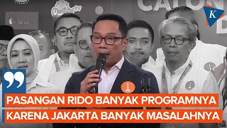 FULL Konferensi Pers Usai Debat Ridwan Kamil Sebut Jakarta Banyak Masalahnya [upl. by Lepley]