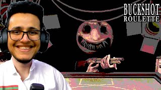 I Gambled My Life in Buckshot Roulette Horror Game [upl. by Nohsav]