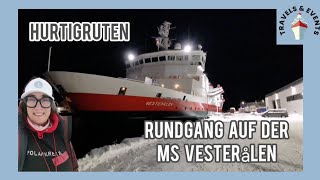 MS Vesterålen  Schiffsrundgang  Full Ship Tour [upl. by Katina]