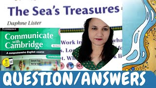 The Seas Treasures  QuestionAnswers  Exercises  Grade 3  Communicate with Cambridge [upl. by Latreese199]