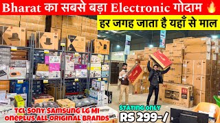 Branded Smart Led Tv  Biggest Electronic Warehouse in India  Lg Sony Samsung mi Oneplus JBL ETC [upl. by Mehalick]