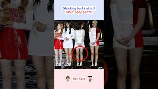 Shocking facts about idols body parts kpop shorts [upl. by Yrak90]