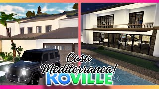 CASA Mediterranea en la PLAYA ❗❗ CODE HOUSE ROBLOX [upl. by Ruscio]