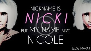 Nicki Minaj  Rake It Up Verse  Lyrics Video [upl. by Heaps]