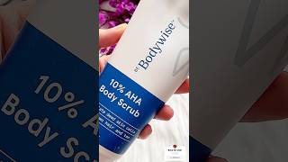 Get rid of body tan in 10 mins😳  Bebodywise 10 AHA body scrub shorts bodycareroutine skincare [upl. by Thierry352]