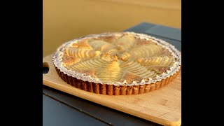 Almond Pear Tart – Bruno Albouze [upl. by Dinsdale]