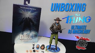 Neca The Thing RJ MacReady Outpost 31 Action Figure Unboxing [upl. by Eitsyrhc]