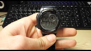 Casio AE1000W1A Обзор часов [upl. by Starling805]