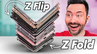 Tous les smartphones pliables de Samsung depuis 4 ans  Galaxy Z Fold  Z Flip [upl. by Veradia]