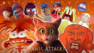 Every quotRealistic Depiction of a Panic Attack in Animationquot RANKED [upl. by Klina]