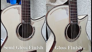 Semi Gloss Finish VS Gloss Finish  Park Guitar  HANAMasaaki Kishibe [upl. by Rosenblum]