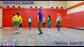 PROVOCADOR  improver line dance  choreo Yanti TanNjoek INA oct 24 [upl. by Samuella461]