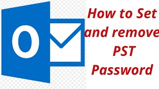 How to set and remove pst password [upl. by Nnalyrehc709]