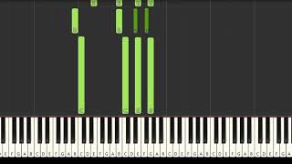 King Von amp Lil Durk  Down Me 🔥🔥🔥🔥 Synthesia Piano tutorial [upl. by Gayl]