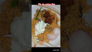 Sunday special lunch😋shorts food biriyani youtubeshorts trendingshorts viralvideo ytshorts [upl. by Derfliw117]